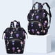 thumbnail image 1 of Bolsa de pañales de maternidad con estampado retro para mujer organizador de cochecito informal para mujer JShteea Para Estrenar, 1 of 7