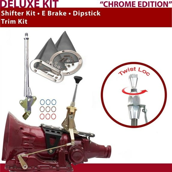 American Shifter 45RFE Shifter Kit 6 in. E Brake Trim Kit Dipstick for D3983