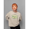 thumbnail image 2 of Vintage Pickle Sign Sweatshirt Women's -SmartPrintsInk Designs, 2 of 4