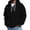 Black, variant on Big & Tall Men’s Athleisure Pullover Hoodie Solid Long Sleeve Basic Hooded Sweatshirt Top S-5XL