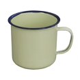 thumbnail image 2 of ievspot Enamel Coffee Mug Vintage Enamel Mug with Handle Retro Drinking Cup Durable Portable Tableware for Home Kitchen Heat Resistant Ideal for Coffee Lovers, 2 of 8