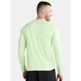 thumbnail image 3 of Athletic Works Men's & Big Men's Performance Tee with Long Sleeves, Sizes S-3XL, 3 of 5