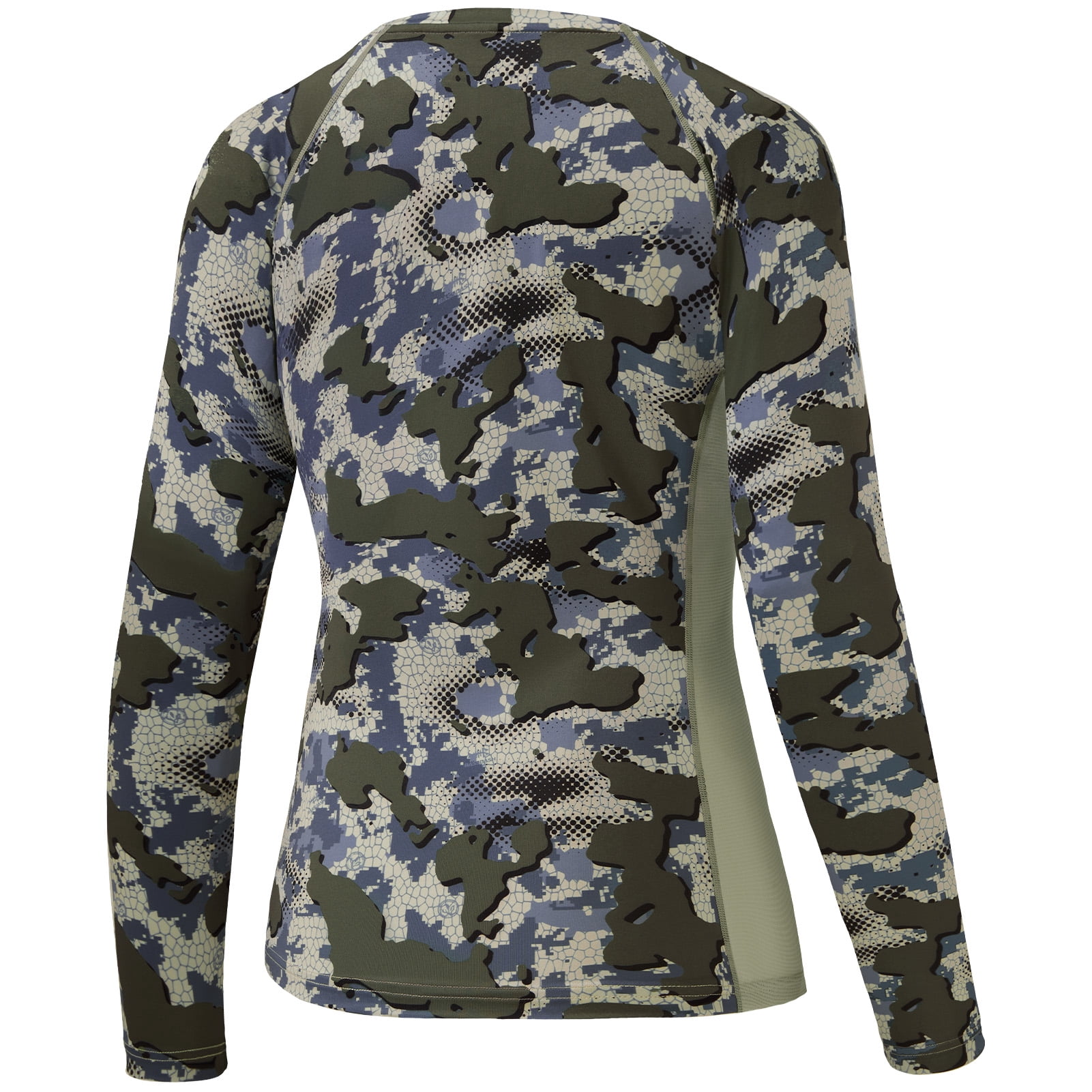 BASSDASH Women’s Camo Hunting Shirt Long Sleeve UPF 50+ Sun Protection Performance Tee fishing Hiking