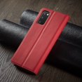 thumbnail image 6 of Samsung Galaxy S20 Wallet Case Samsung Galaxy S20 Luxury PU Leather Case, Book Folding Flip Retro Case with Kickstand, [RFID Blocking] Credit Card Slot Magnetic Closure Protective Cover, Red, 6 of 8