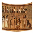 thumbnail image 1 of Tapiz de pared de la serie del Antiguo Egipto, Pharaoh Sacrifice, 150 x 150 cm, 1 of 2