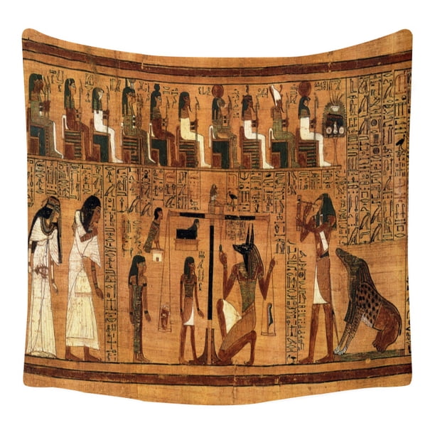 Tapiz de pared de la serie del Antiguo Egipto, Pharaoh Sacrifice, 150 x 150 cm