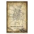 thumbnail image 3 of Nicholasville Vintage Map Prints Canvas, Kentucky Map Art Canvas, Canvas, Nicholasville Map City style vintage Canvas , Canvas Wall Art, Street Map Artwork Canvas, 3 of 6