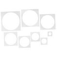 thumbnail image 5 of HEALEEP  8 Pcs Painting Template Pattern Stencils and Templates for Circle White, 5 of 8
