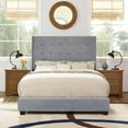 thumbnail image 3 of Crosley Furniture Reston Upholstered Queen Size Bed Set, Multi-color, 3 of 5