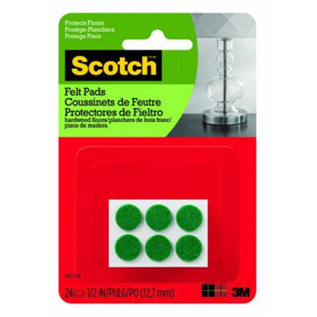 Scotch Felt Pads Green 24 CT