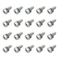 thumbnail image 1 of M4 x 12mm 304 Stainless Steel Phillips Pan Head Machine Screws Bolts Combine with Spring Washer and Plain Washers 20Pack, 1 of 6
