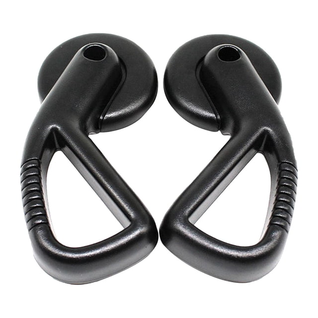 2 piezas de palanca de perilla de ajuste de manija de asiento automotriz 9638799977 izquierda derecha negro 890586 para 206 207 C2 fácil instalación Sunnimix Palanca de la perilla de la manija del asiento