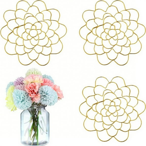 Floral Grid Organizer, Plant Flowers Stem Grid Holder Insert, Easy Arranger Floral Organizer for Vase Stems Bouquets, Reusable Floral Grid for Vase