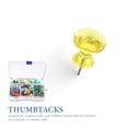 thumbnail image 3 of UPOUART 200Pcs Decorative Pushpins Assorted Color Plastic Tacks for Classroom Use, 3 of 8