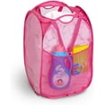thumbnail image 1 of Pro-Mart DAZZ Deluxe Panier Pop-Up, Rectangulaire, Rose, 1 of 8