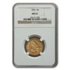 1853 $5 Liberty Gold Half Eagle MS-61 NGC