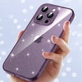 thumbnail image 5 of ELEHOLD for iPhone 13 Pro Starlight Case for Girls Women, Shiny Glitter Sparkling Crystal Transparent Back No Yellowing, Fall Resistance Slim Ultra-Thin Fit Case 6.1 inch,Black, 5 of 6