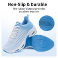 thumbnail image 5 of JOYFON Women Running Shoes Tennis Athletic Sneakers Cushioned Non Slip Lightweight Walking Shoes WhiteBlue Size 8, 5 of 6