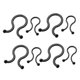 thumbnail image 5 of unbranded 150Ud Gestión De Cables Negro Con Clips Duraderos Para Oficina Y Escuela, 5 of 8