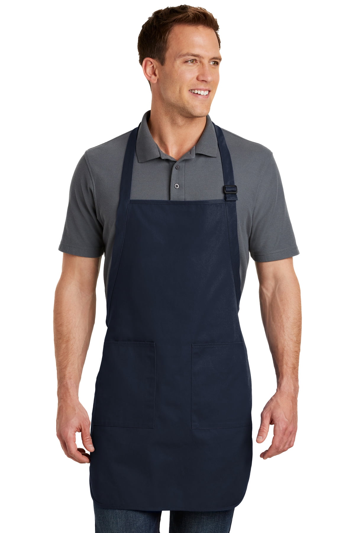 premium Tabbard Apron With Pocket WorkWear Overall Catering Laundry Cleaning RED 