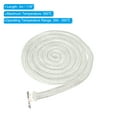 thumbnail image 2 of Uxcell 11/16"x 118" Wood Stove Gasket, Fiberglass Round High Temperature Resistance Seal Rope Replacement, White, 2 of 6
