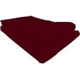 thumbnail image 3 of 600 Thread Count 100% Egyptian Cotton Pack of 2 Euro 28 x 28 Inches, Burgundy Solid Pillow Shams Cushion Cover, Super Soft Decorative European Square Pillow Shams Envelope Closure, 3 of 5