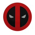 thumbnail image 1 of Deadpool dcldpsymcar Deadpool Color Symbol Chome Car Emblem, 1 of 2
