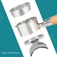 thumbnail image 3 of CATPAN 54mm Portafilter Spout, Bottomless to Spouted Coffee Machine Portafilter Spout 304 Stainless Steel with O Rings for Even Water Distribution and (Double Spout), 3 of 7