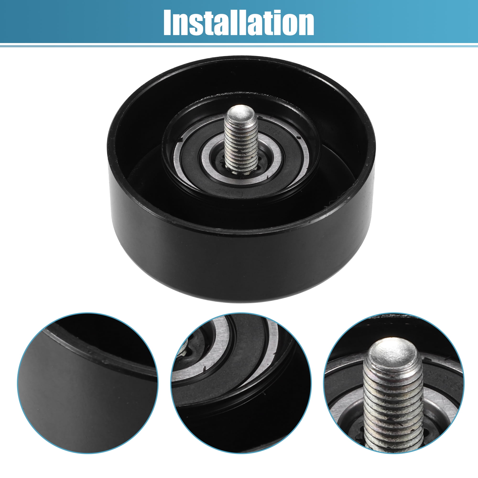 Drive Belt Tensioner Assembly Accessory Idler Pulley No.68027603AA for Jeep Wrangler 2009-2010 2007