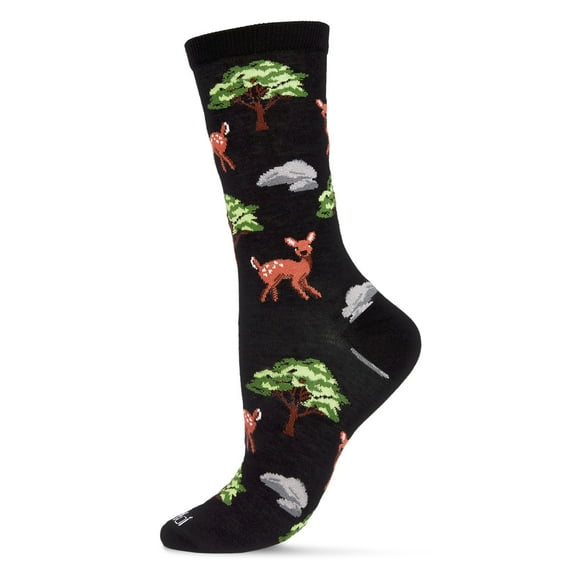 MeMoi Oh Deer Bamboo Blend Crew Socks - Mens - Male
