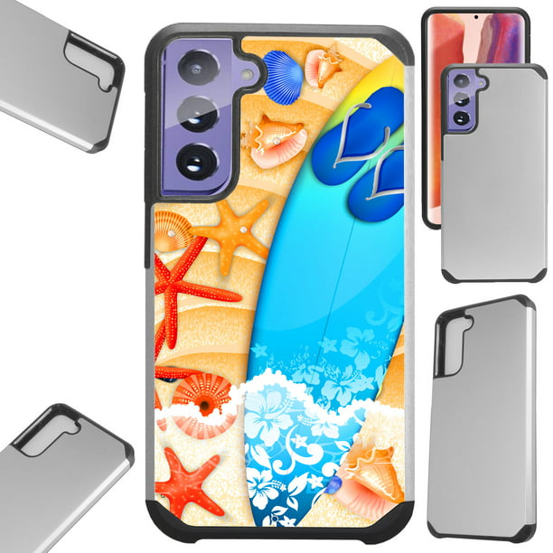 Compatible With Samsung Galaxy S21 5g Hybrid Fusion Guard Phone Case Cover Beach Surfboard Walmart Com Walmart Com