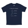 thumbnail image 2 of Youth Name The Triangles Funny Math T shirts Sarcasm Novelty I Love Math Tee Humor, 2 of 8