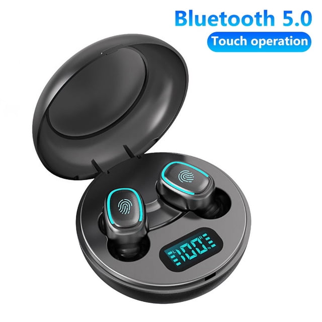 Gwong Electrónica A10 Auriculares inalámbricos inalámbricos inalámbricos de ART, auriculares inalámbricos con HIFI con caja de carga digital