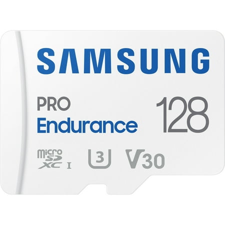 Samsung 128GB PRO Endurance Flash Memory Card with MicroSDXC Adapter