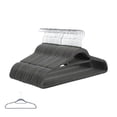thumbnail image 1 of Ganchos Para Ropa de Terciopelo Premium ZOMILUX 20 Perchas Antideslizantes Gris, 1 of 5
