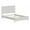 White, variant on HomeRoots 490284 48 x 78.25 x 56.75 in. Gray Solid Wood Full Size Double Bed Frame