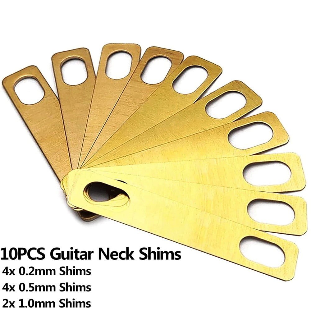 StewMac Neck Shims for Guitar Shaped 6 Pack of 0.50 Degree Shims 