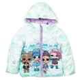 thumbnail image 3 of L.O.L. Surprise! Miss Snow Figure 8 Prezzie Little Girls Zip Up Puffer Jacket Little Kid to Big Kid, 3 of 5