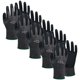 thumbnail image 3 of Guantes para Cortar Uso Rudo GlovesBlack 5 Pares XL Negro 255mm x 105 a 115mm NitriloHPPE CE EN388 Nivel 5. VentDepot MXGBC-015, 3 of 3