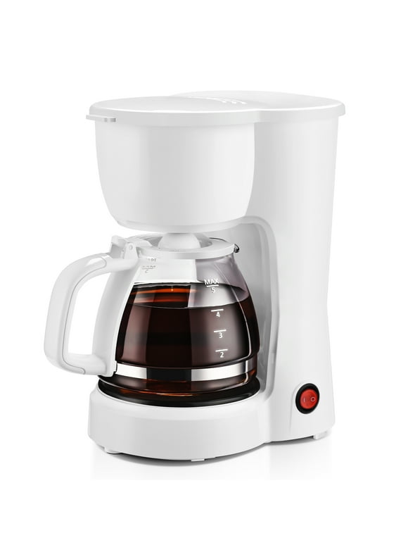 Mainstays 5 Cup Coffee Maker White