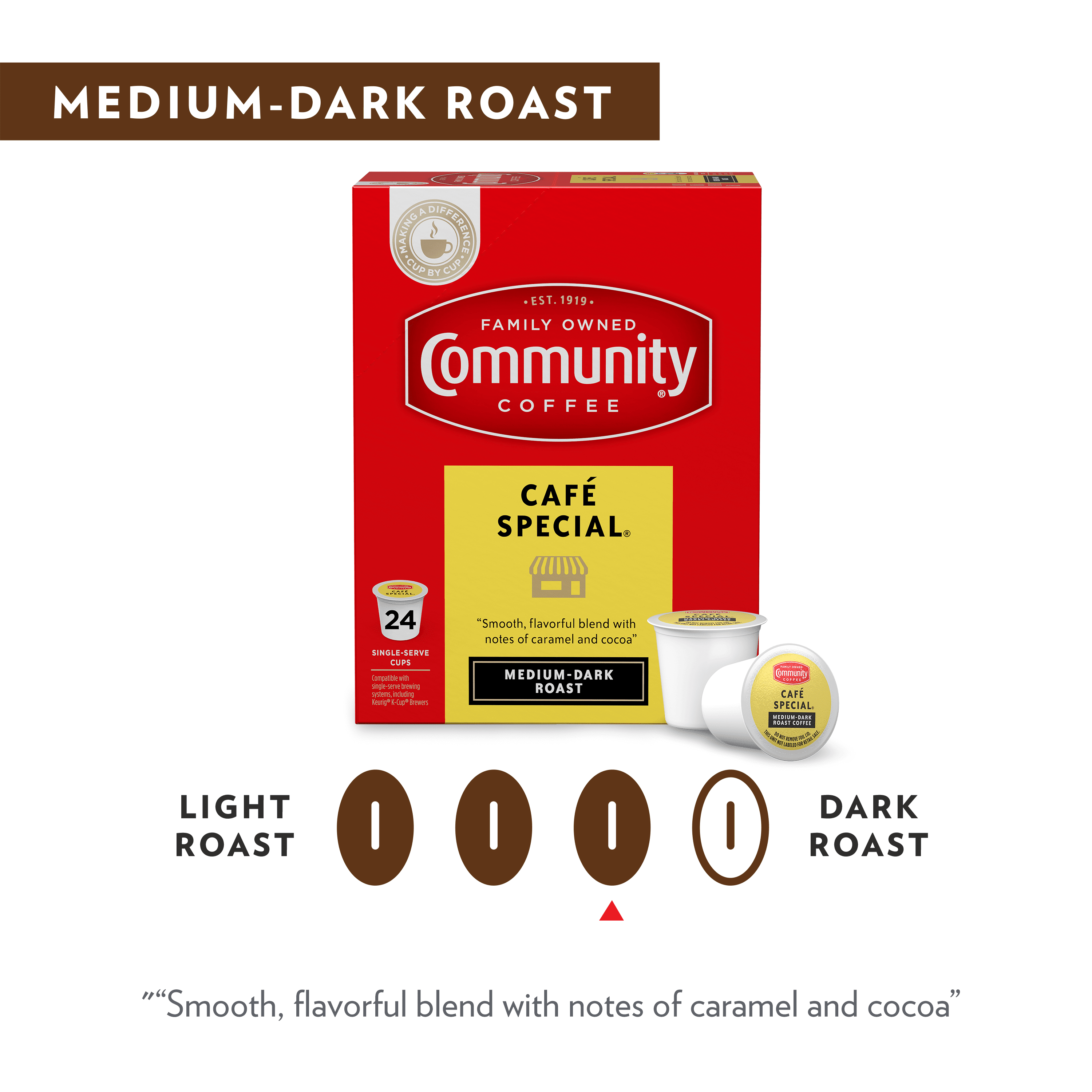 Community Coffee Single-Serve Cups CafÃ© Special, 36 Count