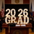 thumbnail image 2 of HaCpiu Class of 2026 Graduation Marquee Lights, 2026 GRAD Letter Light Up Sign, Graduation Decor for Grad Party Backdrop, Table Centerpiece, Wall Hanging, Graduation Ceremony & Photo Props Decor, 2 of 11