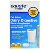 Equate Fast Acting Dairy Digestive Dietary Supplements, 12 Count