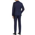 thumbnail image 3 of Z Zegna Mens Drop 8 Prince Of Wales Wool Slim Fit Suit 36 Regular Navy NWT $1435, 3 of 5
