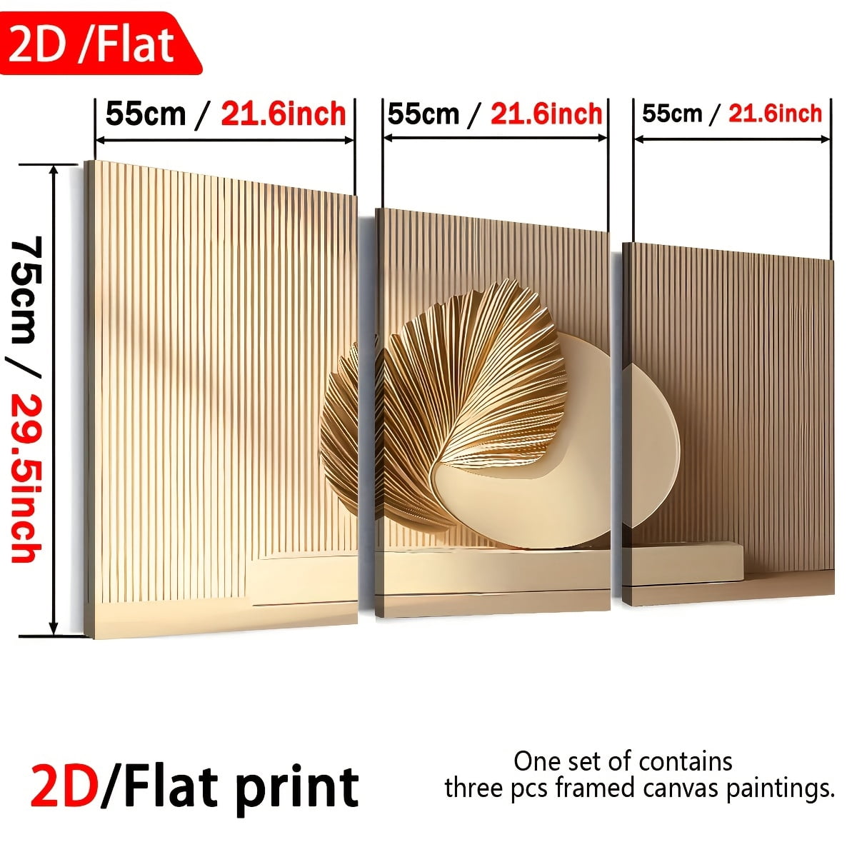 2D Flat, [2D/Flat Print] Framed Canvas Painting And Poster, Ready to Hanging, Minimalist Style, Modern Fashion, Abstract Art, Large Size Home Decor, Wall Art, Room Decoration, Holiday Gift