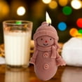 thumbnail image 3 of Moules en Silicone de Noël Moules en Silicone Bonhomme de Neige pour Savon Moules en Silicone en Forme de Bonhomme de Neige pour Résine Bougies de Noël à la Main, 3 of 5