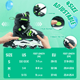 thumbnail image 2 of JZY Kids Inline Skates with Light-Up Wheels,4-Size Adjustable & Aluminum Frame Skate for Boys and Girls,Ideal for Beginners Ages 5-12, 2 of 7