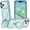 Green, variant on MYKOMI for iPhone 17 Pro Max Case with Magnetic Stand [Military Drop Protection][Compatible with Magnet] Shockproof 17 Pro Max Phone Case with Ring Holder