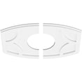 thumbnail image 2 of 22"W x 14 5/8"H x 7"ID x 11 3/4"C x 1"P Kailey Architectural Grade PVC Contemporary Ceiling Medallion, Two Piece, 2 of 11