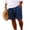 Navy, variant on Vhkiploz Plus Size Summer Board Shorts for Men's Drawstring Wide Leg Bermuda Shorts Solid Color Elastic Beachwear with Side Pockets, S-4XL
